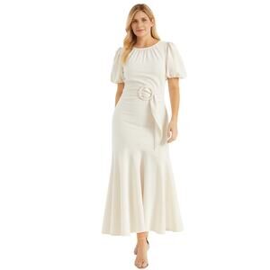 Sachin & Babi Camille Maxi Dress Ivory New 14